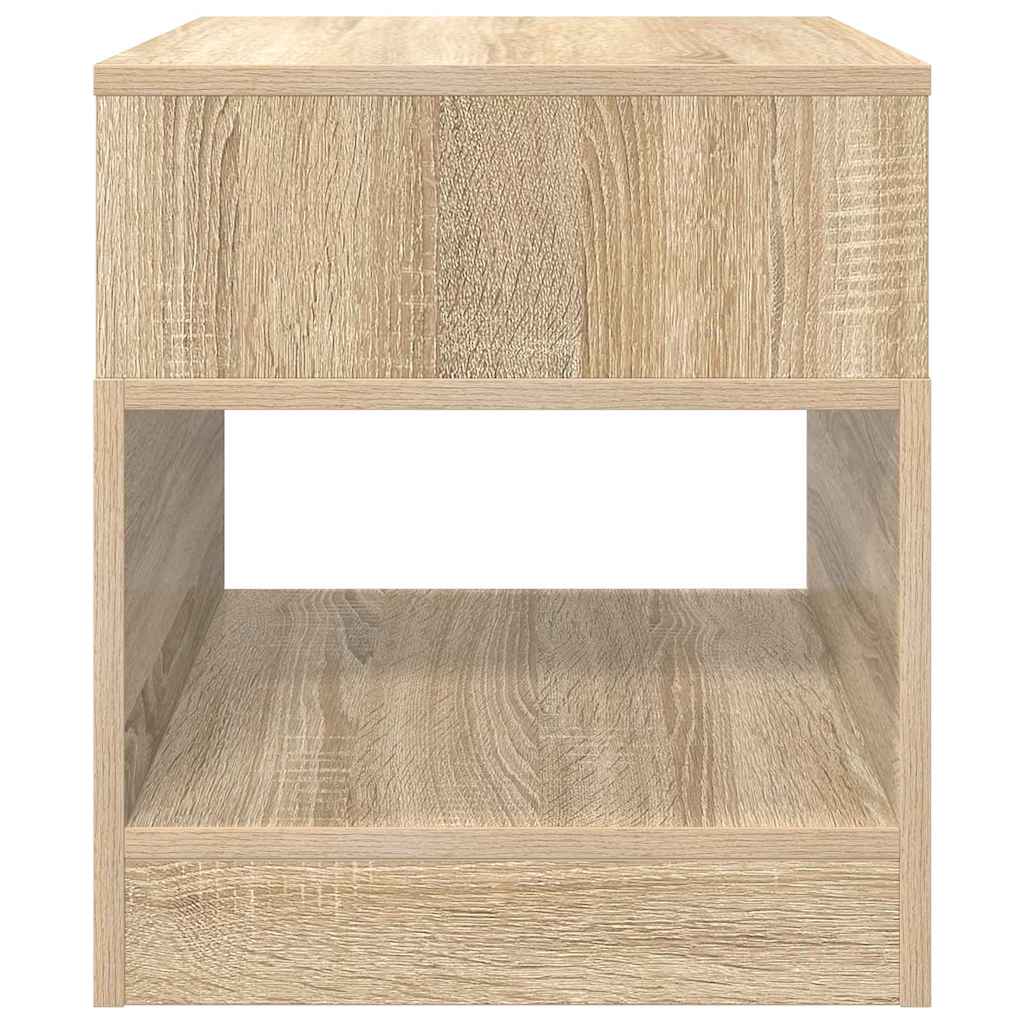 Endebord 2 pcs Sonoma eg 40,5 x 40 x 45 cm Konstrueret træ