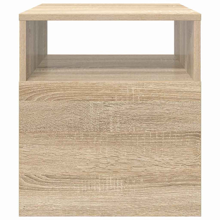 Endebord 2 stk. Sonoma eg 40,5 x 40 x 45 cm Konstrueret træ