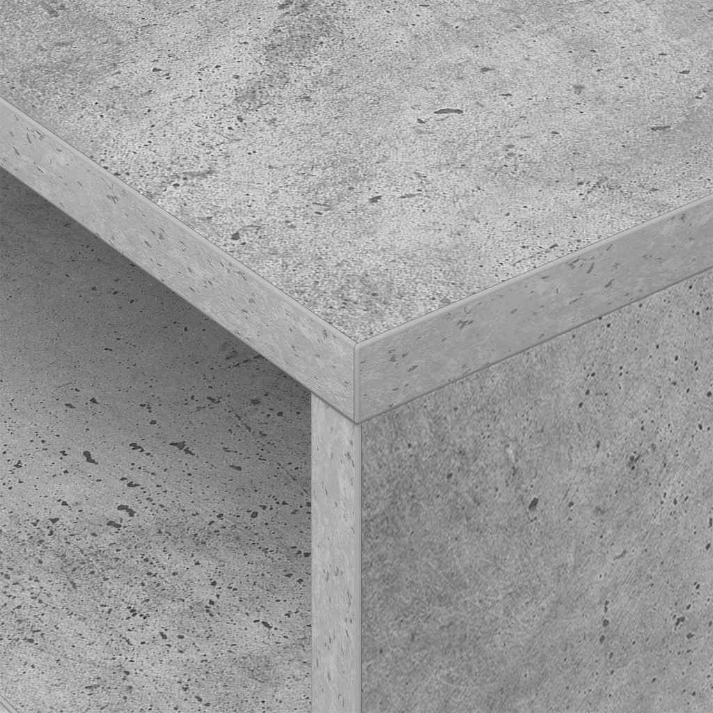 Endebord Beton Grå 40,5 x 40 x 45 cm Konstrueret træ