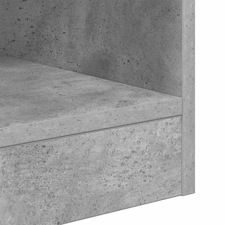 Endebord Beton Grå 40,5 x 40 x 45 cm Konstrueret træ