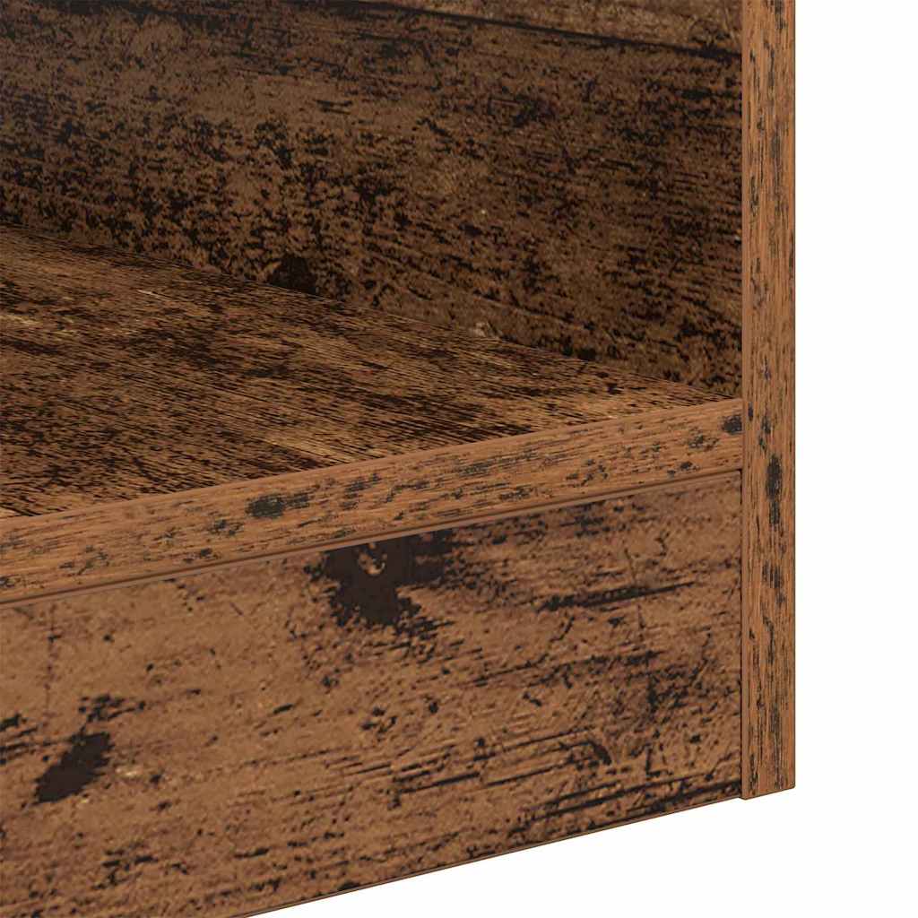 Endebord 2 pcs Gammelt træ 40,5 x 40 x 45 cm Konstrueret træ