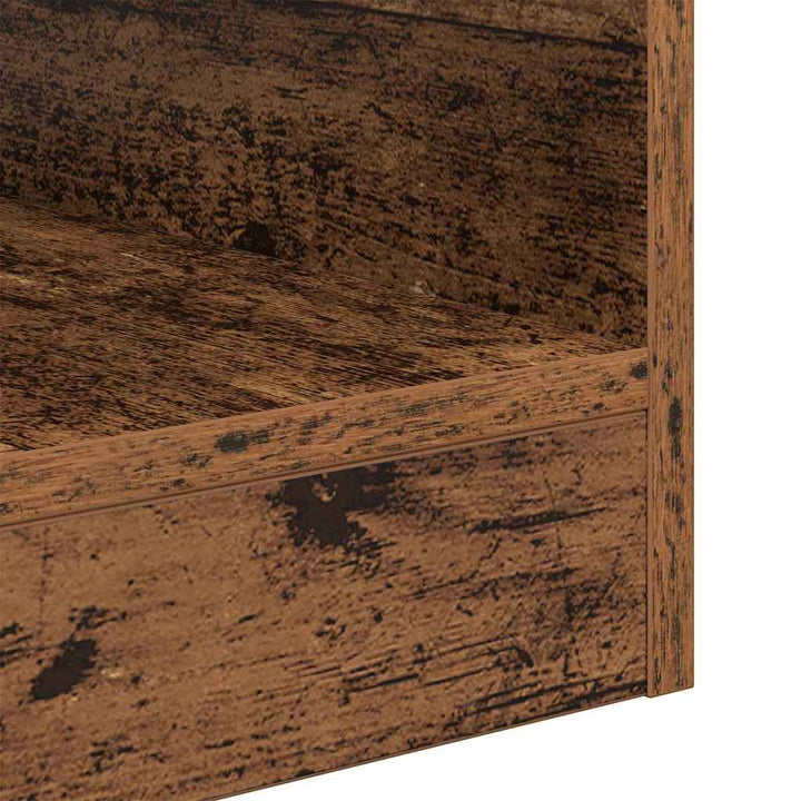 Endebord 2 pcs Gammelt træ 40,5 x 40 x 45 cm Konstrueret træ