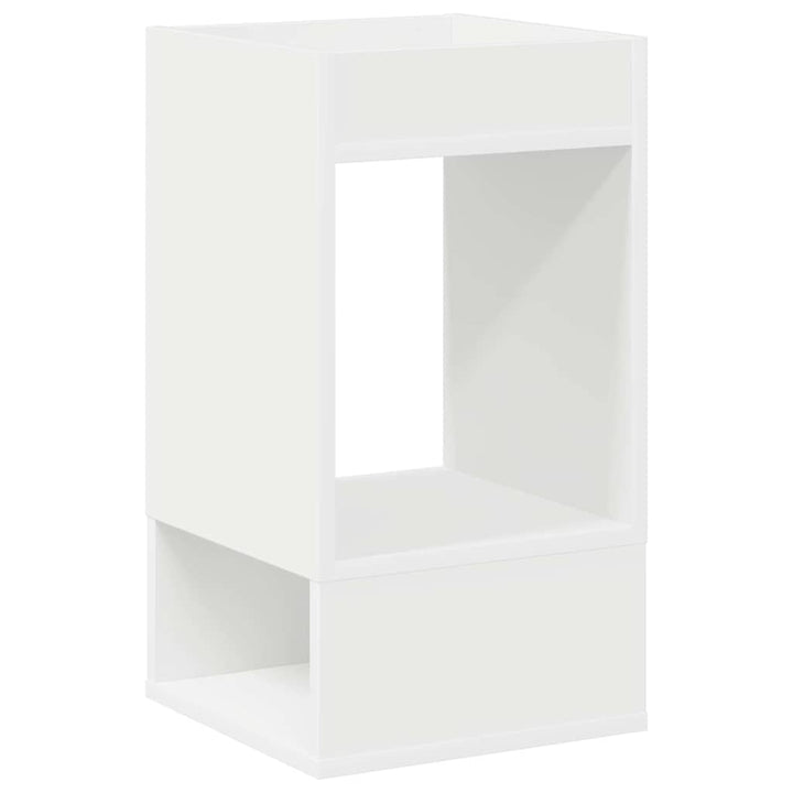 Endebord Hvid 30 x 30 x 56 cm Konstrueret træ