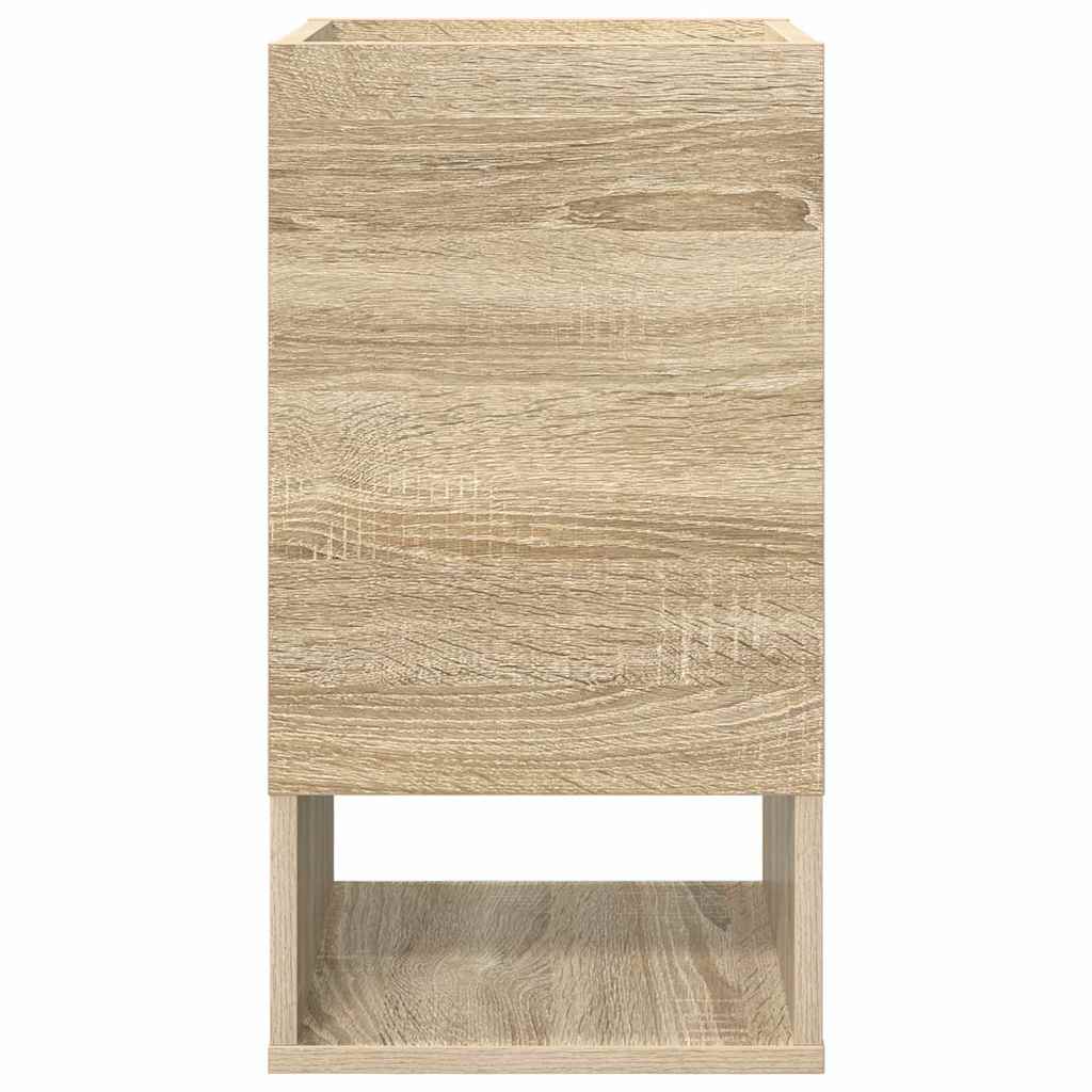 Endebord Sonoma eg 30 x 30 x 56 cm Konstrueret træ