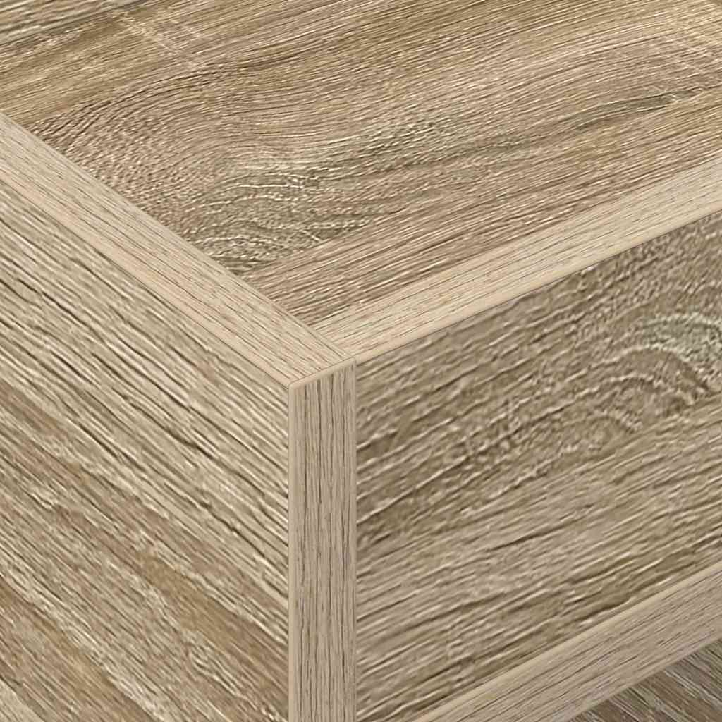 Endebord 2 pcs Sonoma eg 30 x 30 x 56 cm Konstrueret træ
