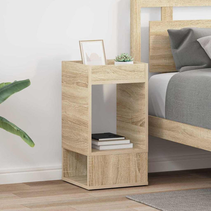Endebord 2 pcs Sonoma eg 30 x 30 x 56 cm Konstrueret træ