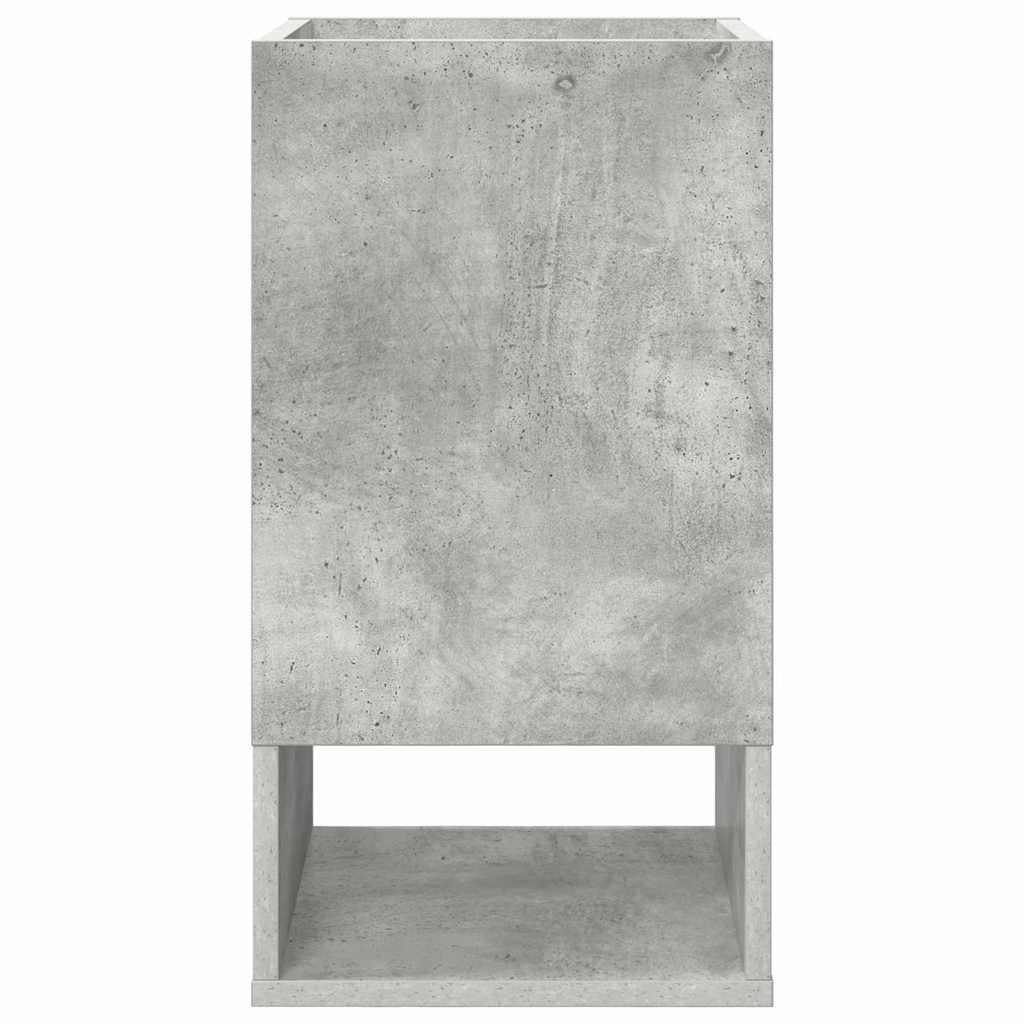 Endebord Beton Grå 30 x 30 x 56 cm Konstrueret træ