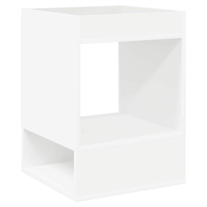 Endebord Hvid 40 x 40 x 56 cm Konstrueret træ