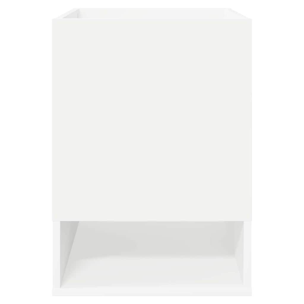 Endebord Hvid 40 x 40 x 56 cm Konstrueret træ