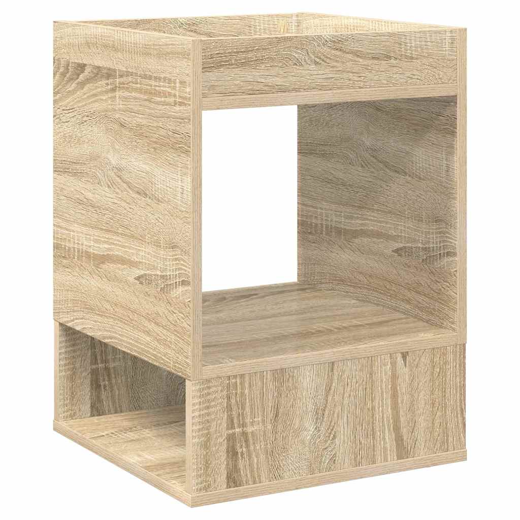 Endebord Sonoma eg 40 x 40 x 56 cm Konstrueret træ