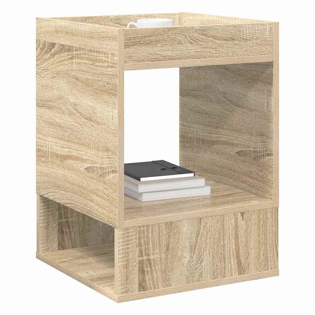 Endebord 2 pcs Sonoma eg 40 x 40 x 56 cm Konstrueret træ