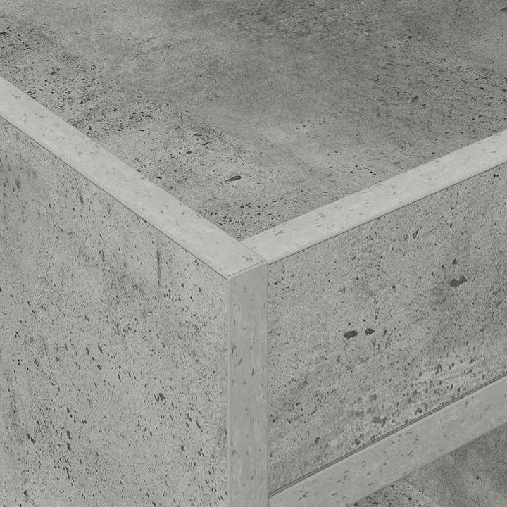 Endebord Beton Grå 40 x 40 x 56 cm Konstrueret træ