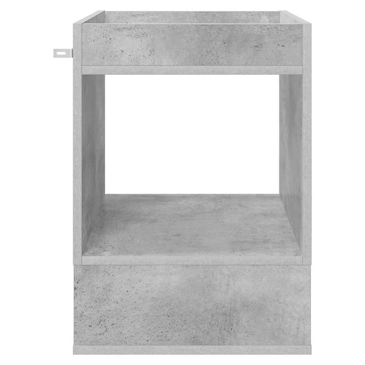 Endebord Beton Grå 40 x 40 x 56 cm Konstrueret træ
