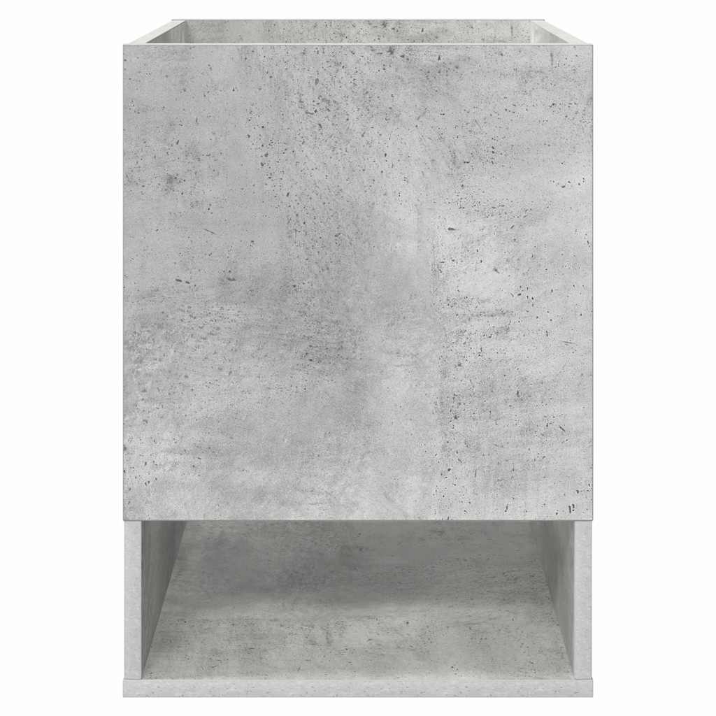 Endebord Beton Grå 40 x 40 x 56 cm Konstrueret træ