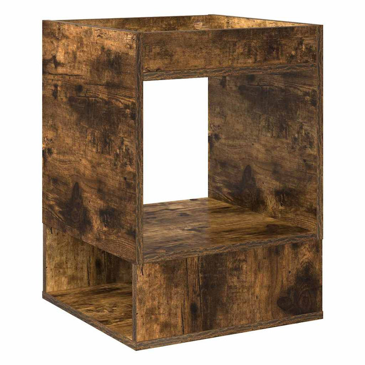 Endebord 2 pcs Røget eg 40 x 40 x 56 cm Konstrueret træ