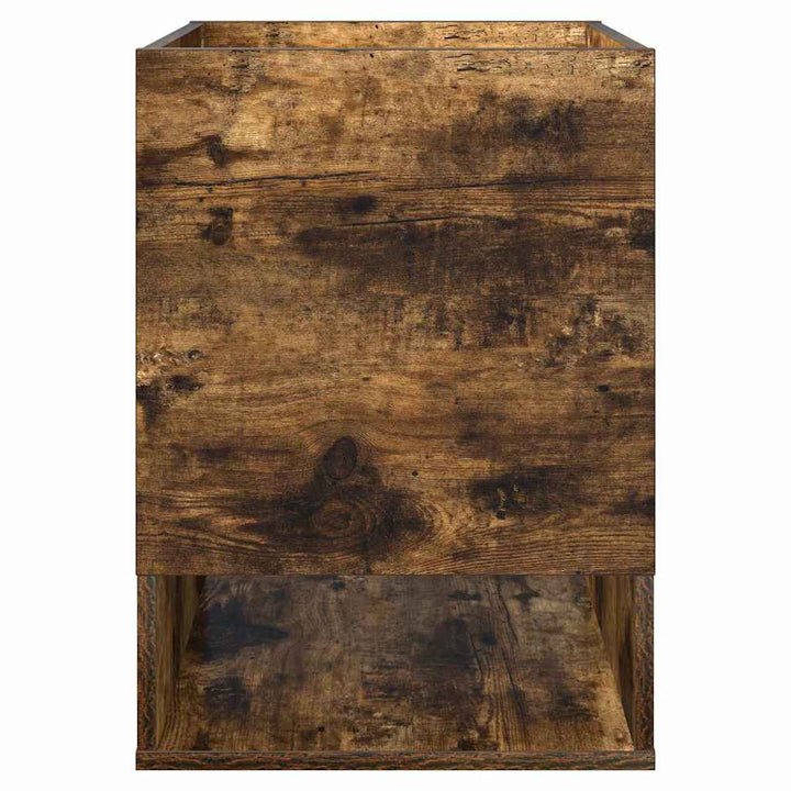 Endebord 2 pcs Røget eg 40 x 40 x 56 cm Konstrueret træ