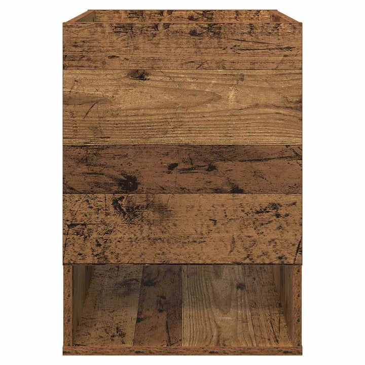 Endebord Gammelt træ 40 x 40 x 56 cm Konstrueret træ