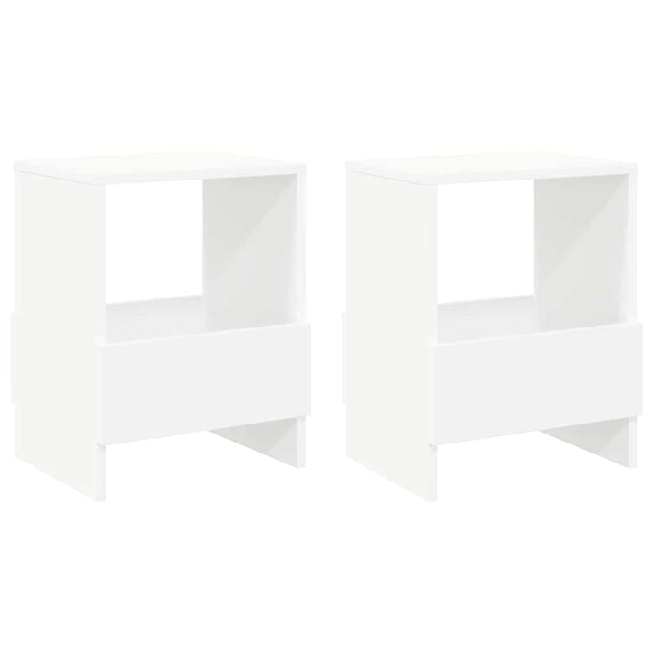 Magasin Rack 2 stk. Hvid 35 x 30 x 45 cm