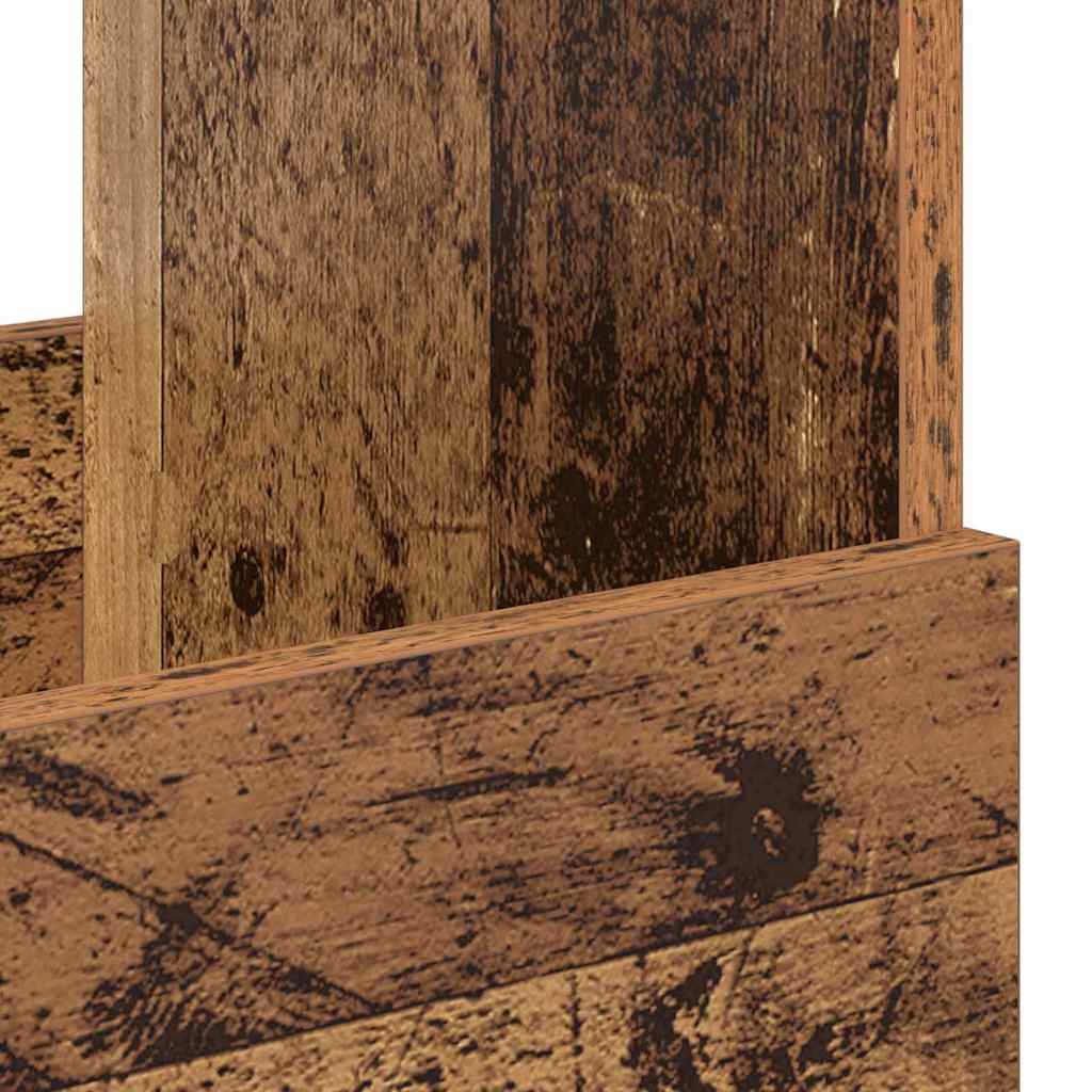 Magasin Rack 2 stk. Gammelt træ 35 x 30 x 45 cm