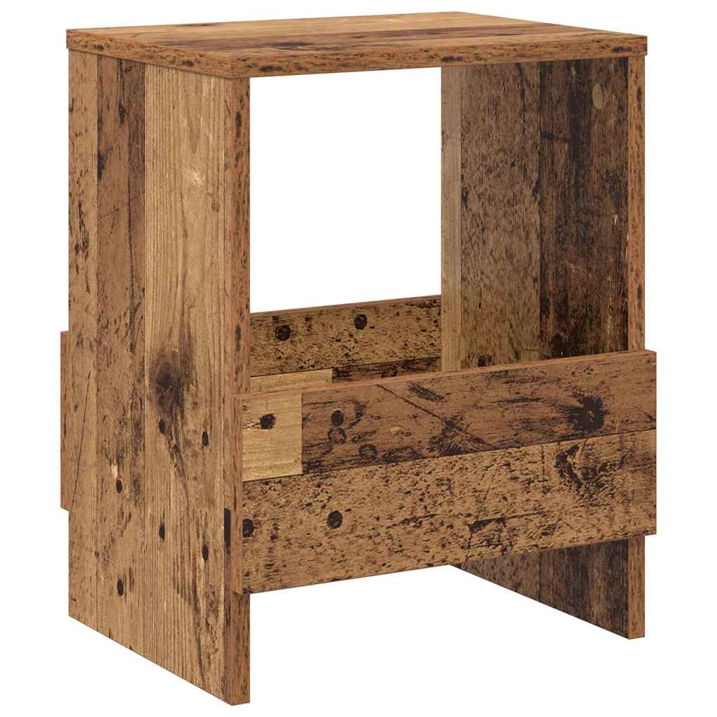 Magasin Rack 2 stk. Gammelt træ 35 x 30 x 45 cm