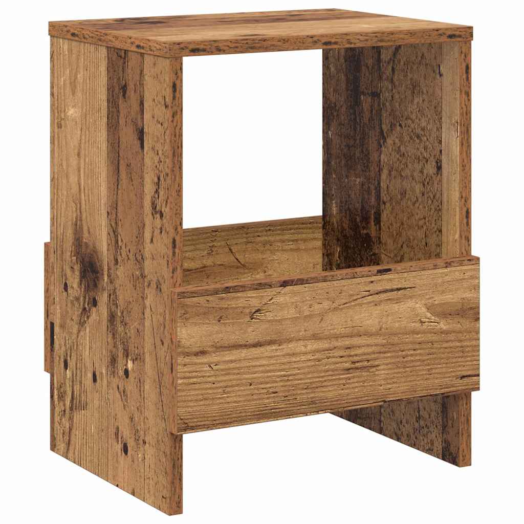 Magasin Rack 2 stk. Gammelt træ 35 x 30 x 45 cm