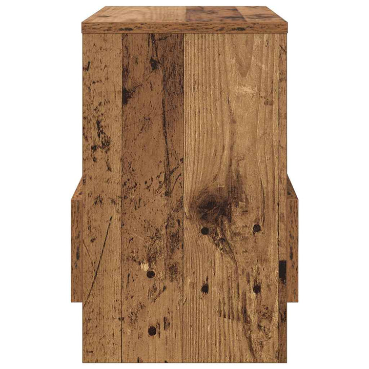 Magasin Rack 2 stk. Gammelt træ 35 x 30 x 45 cm