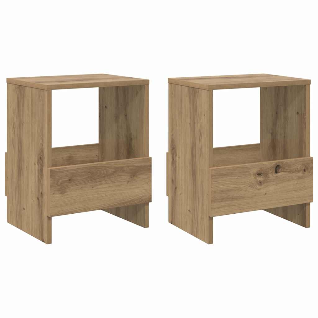 Magasin Rack 2 stk. Artisan Egetræ 35 x 30 x 45 cm