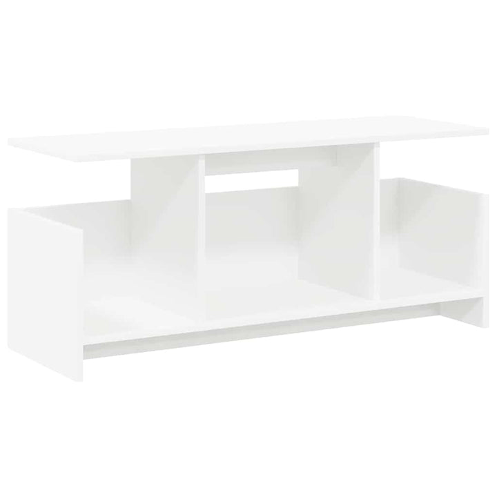 TV-bord Hvid 102 x 35 x 45 cm Konstrueret træ