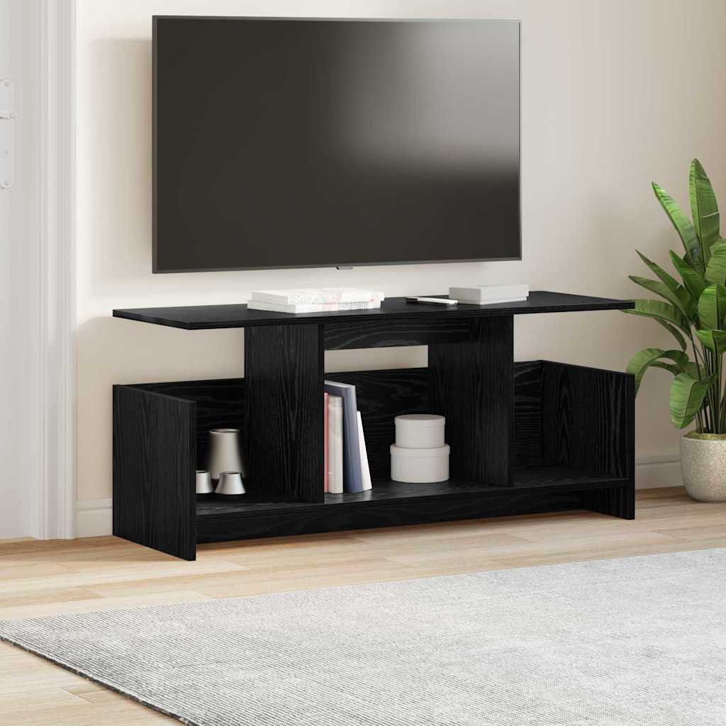 TV-bord 102 x 35 x 45 cm Sort eg Konstrueret træ