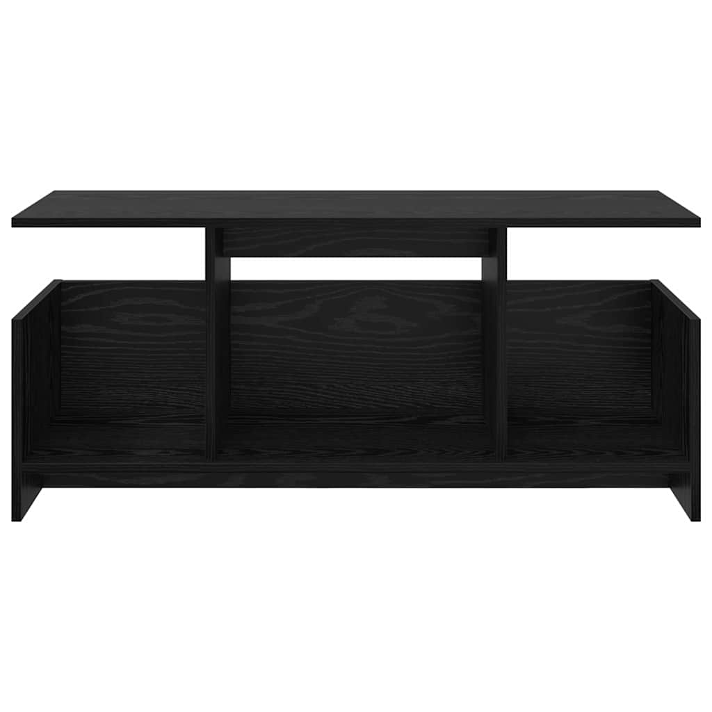 TV-bord 102 x 35 x 45 cm Sort eg Konstrueret træ