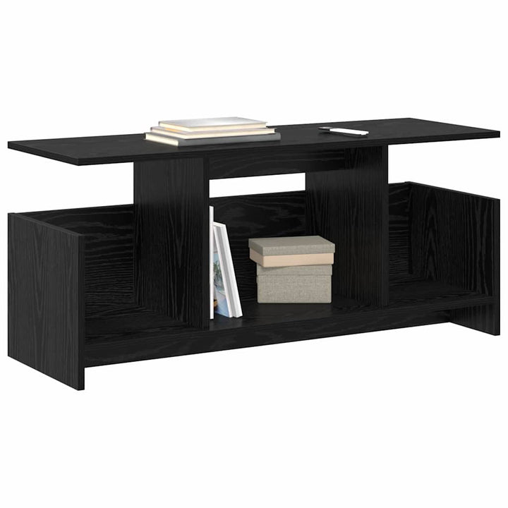 TV-bord 102 x 35 x 45 cm Sort eg Konstrueret træ