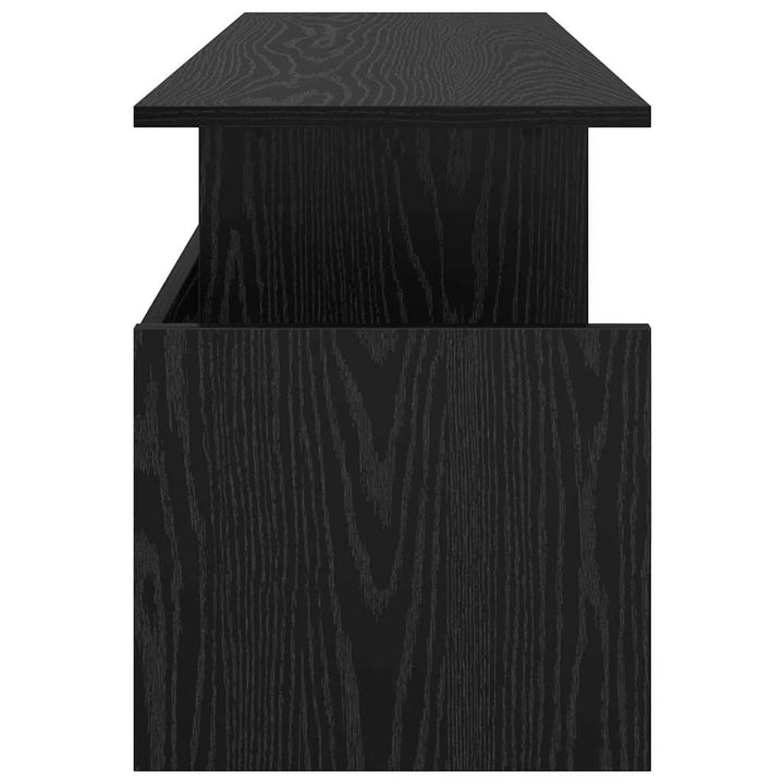 TV-bord 102 x 35 x 45 cm Sort eg Konstrueret træ