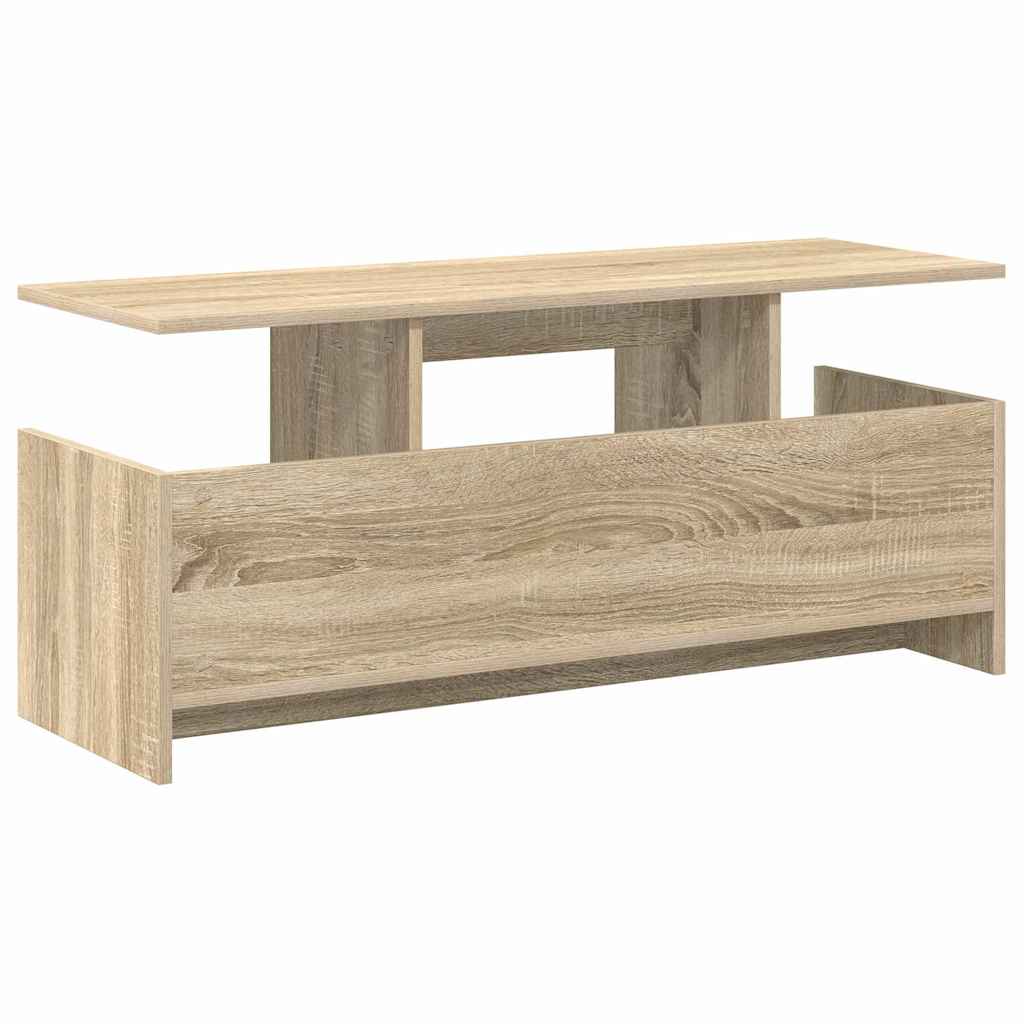 TV-bord 102 x 35 x 45 cm Sonoma eg Konstrueret træ