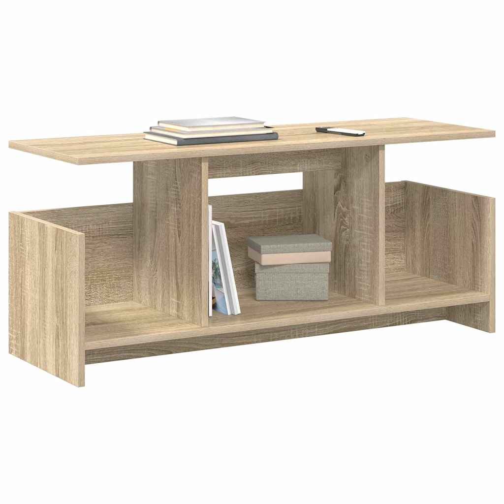 TV-bord 102 x 35 x 45 cm Sonoma eg Konstrueret træ