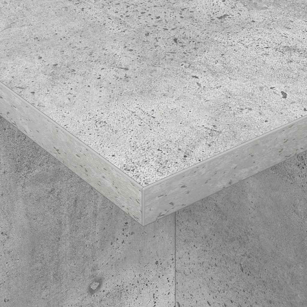 TV-bord 102 x 35 x 45 cm Beton Grå Konstrueret træ