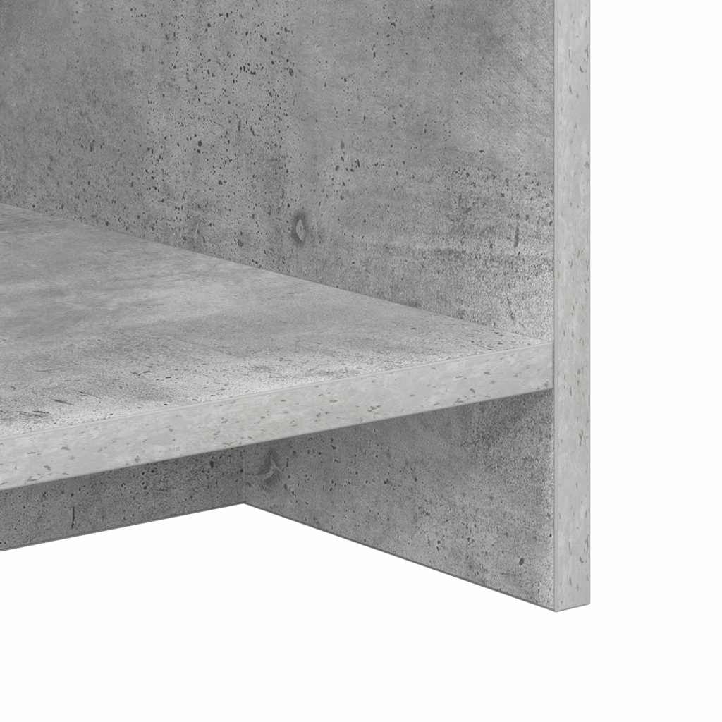 TV-bord 102 x 35 x 45 cm Beton Grå Konstrueret træ