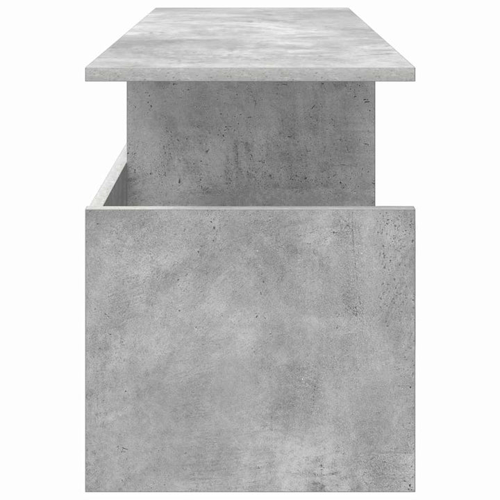TV-bord 102 x 35 x 45 cm Beton Grå Konstrueret træ