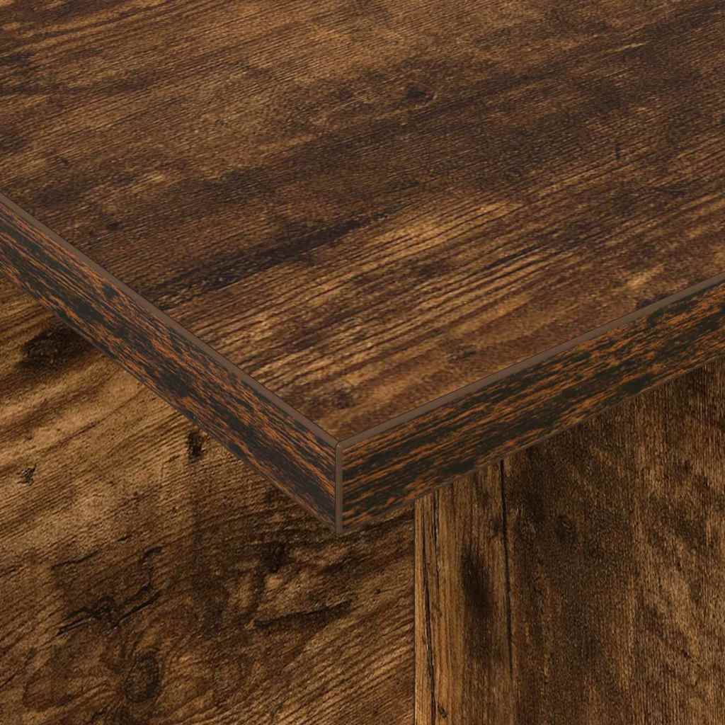 TV-bord 102 x 35 x 45 cm Røget eg Konstrueret træ