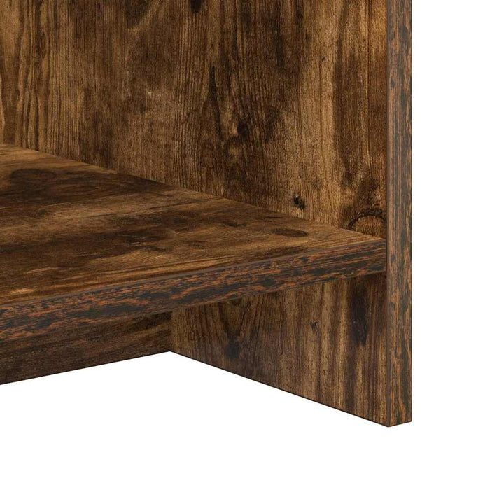 TV-bord 102 x 35 x 45 cm Røget eg Konstrueret træ