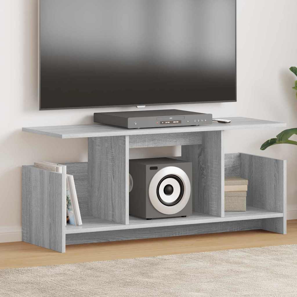 TV-bord Grå Sonoma 102 x 35 x 45 cm Konstrueret træ