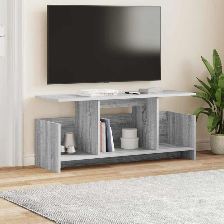 TV-bord Grå Sonoma 102 x 35 x 45 cm Konstrueret træ