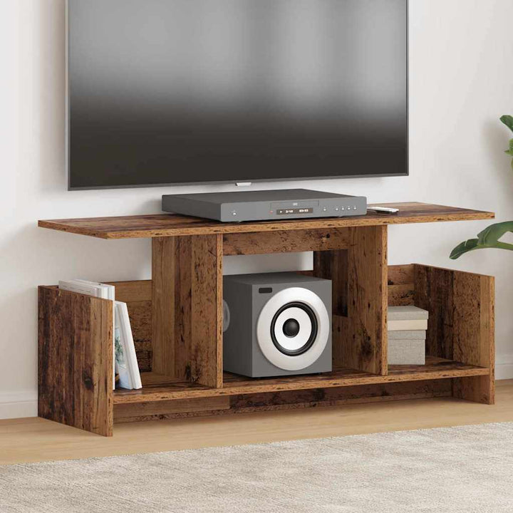TV-bord Gammelt træ 102 x 35 x 45 cm Konstrueret træ