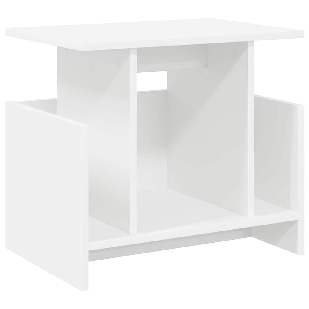 TV-bord Hvid 50 x 35 x 45 cm Konstrueret træ