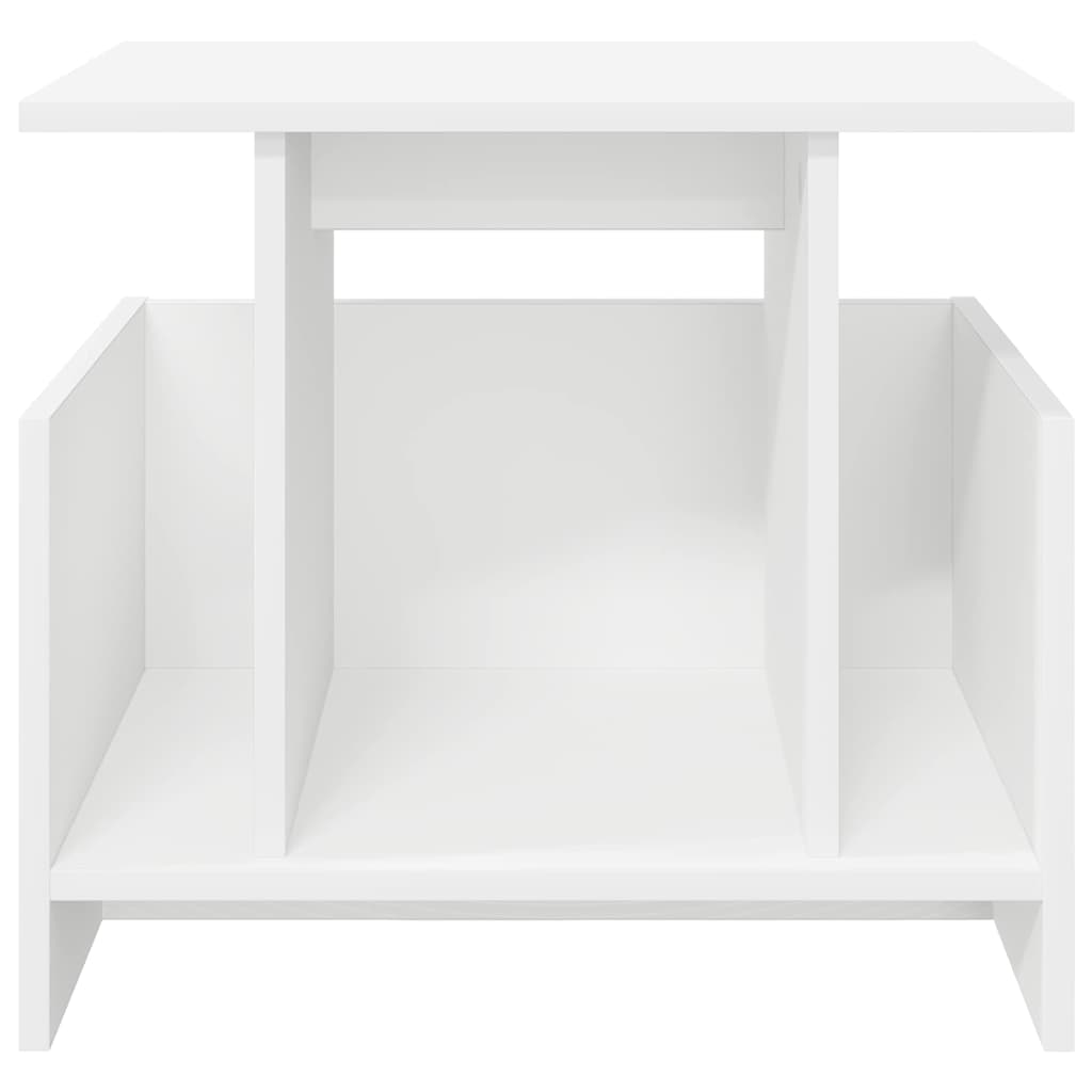 TV-bord 2 pcs Hvid 50 x 35 x 45 cm Konstrueret træ