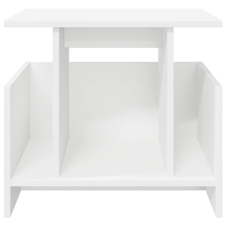 TV-bord 2 pcs Hvid 50 x 35 x 45 cm Konstrueret træ