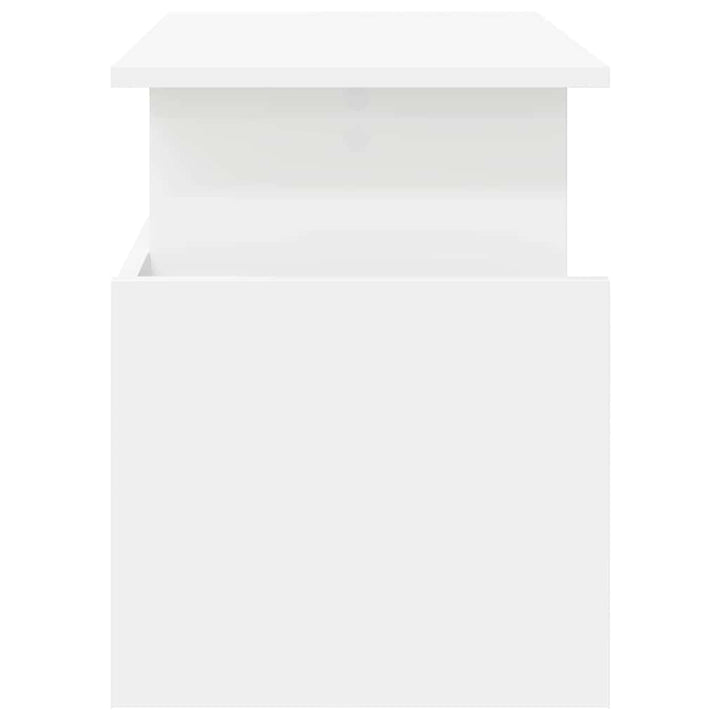 TV-bord 2 pcs Hvid 50 x 35 x 45 cm Konstrueret træ