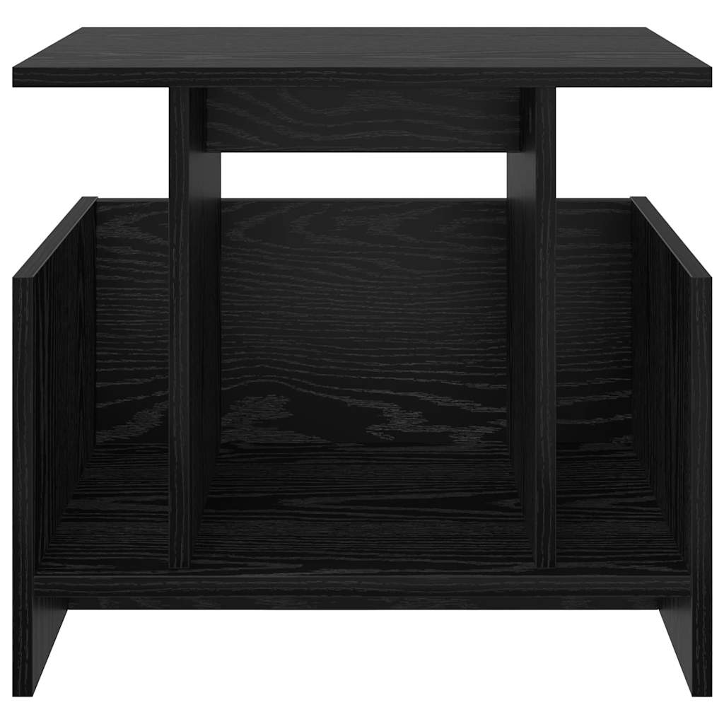 TV-bord 2 pcs Sort eg 50 x 35 x 45 cm Konstrueret træ