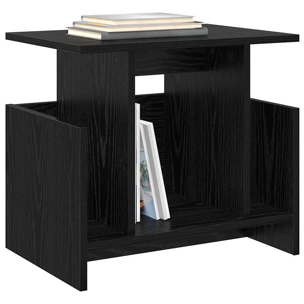 TV-bord 2 pcs Sort eg 50 x 35 x 45 cm Konstrueret træ