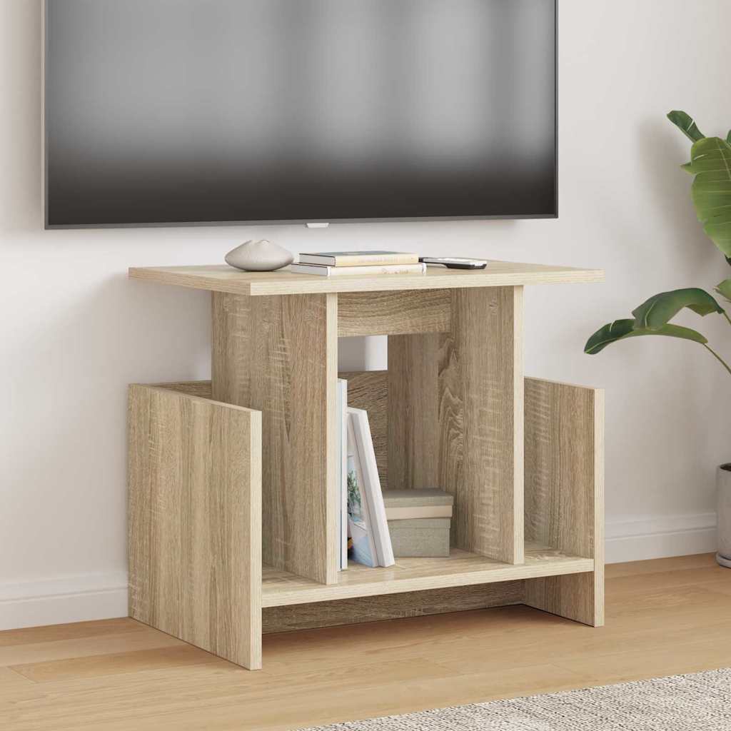TV-bord 2 pcs Sonoma eg 50 x 35 x 45 cm Konstrueret træ