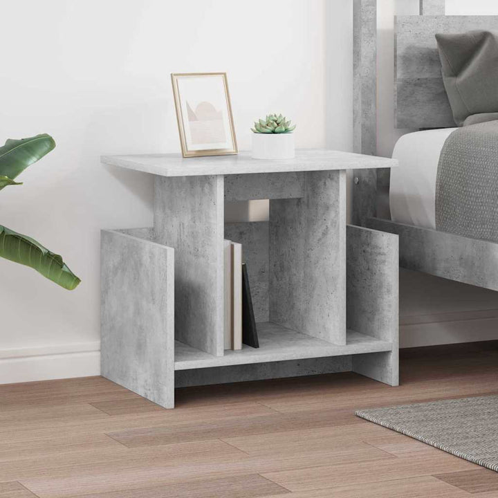 TV-bord Beton Grå 50 x 35 x 45 cm Konstrueret træ